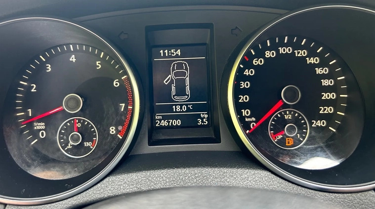 Volkswagen Golf cena 23000 przebieg: 246700, rok produkcji 2008 z Ośno Lubuskie małe 191